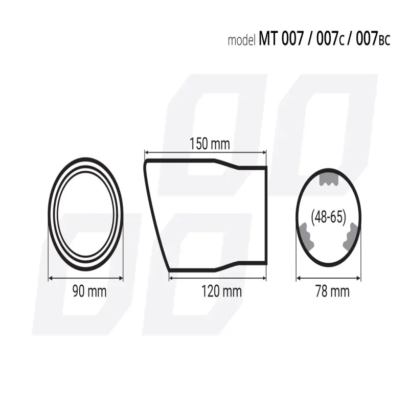 Ornament toba esapament din otel inoxidabil mt 007bc - fumuriuv