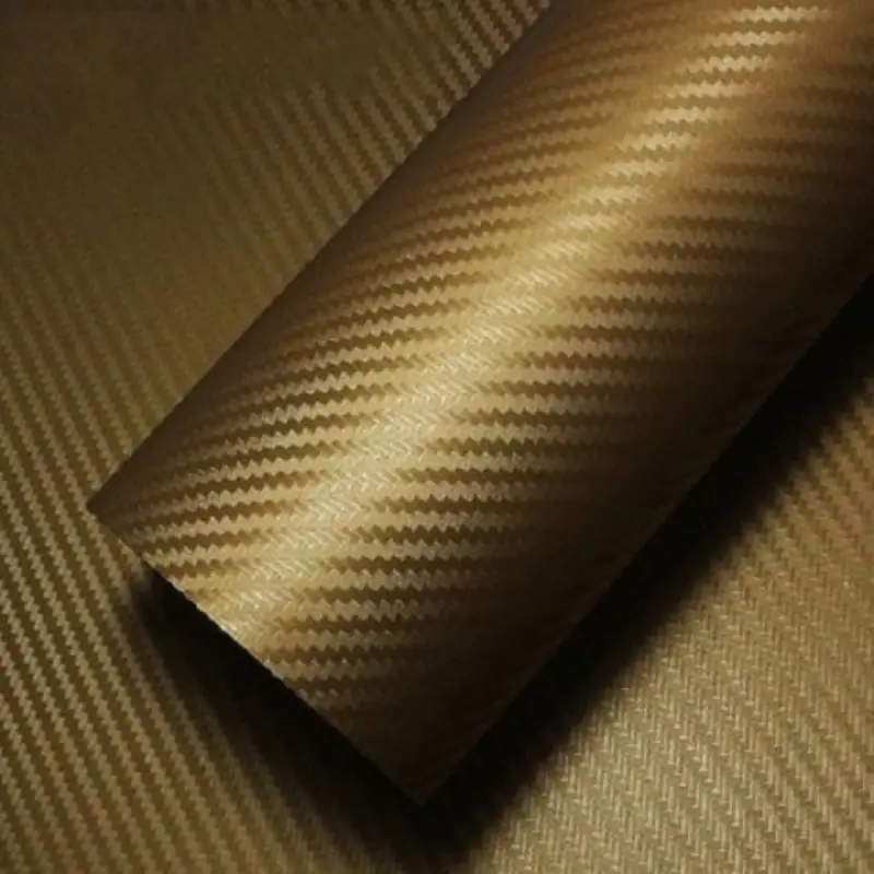 Folie colantare auto carbon 3d - gold (3m x 1,27m)v