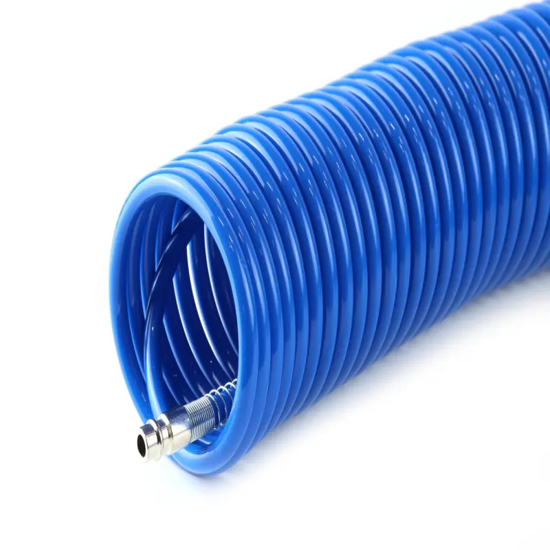 Furtun spiralat pentru aer comprimat din pe, 5 x 8mm, lungime 10m, pt-04v