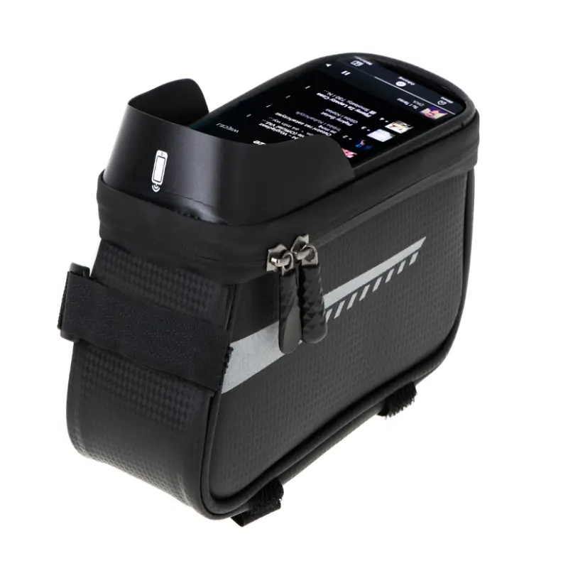 Suport telefon impermeabil tip geanta, montaj pe motocicleta sau bicicletav