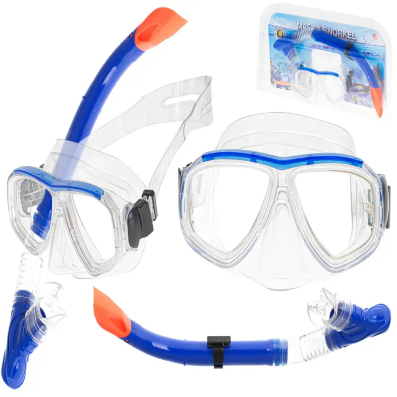 Set masca + snorkel pentru inot si scufundari, pentru adulti si adolescenti, dimensiune universala, reglabila
