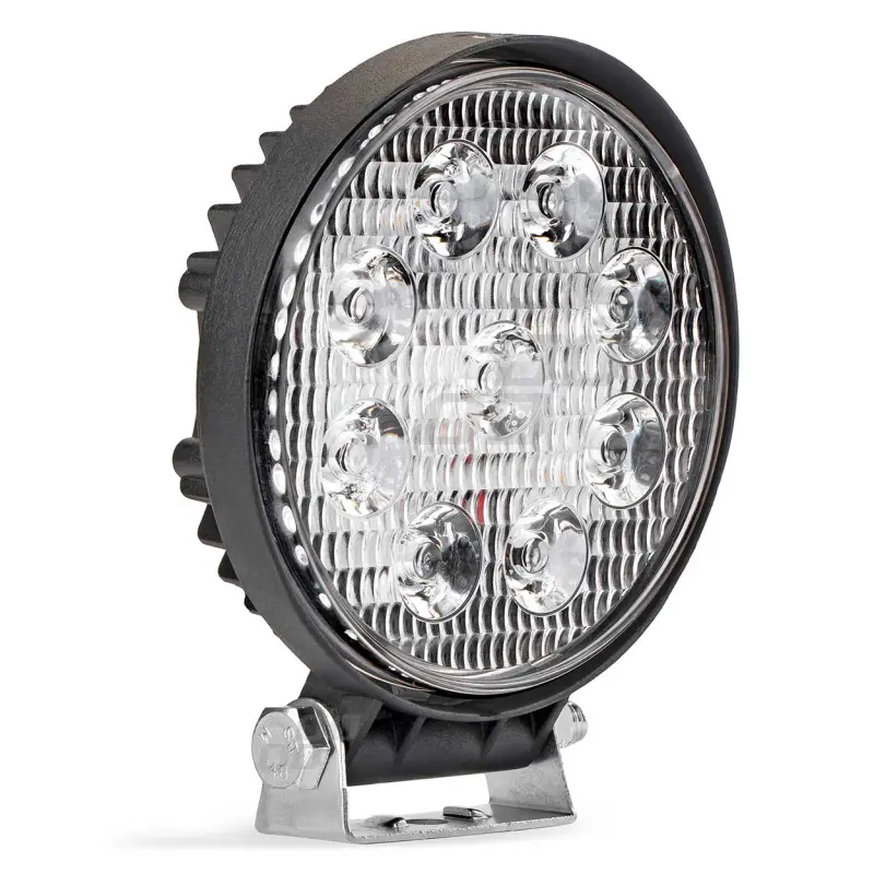 Proiector led pentru off-road, atv, ssv,  culoare 6500k, led flood, 27w, tensiune 9 - 36v, diametru Ø110 mm