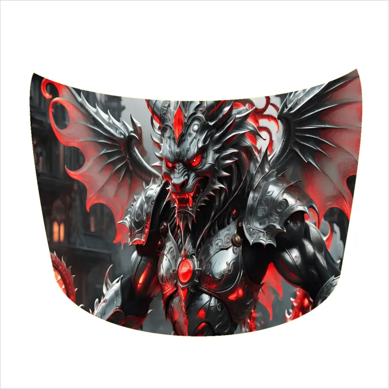 Folie capota auto "hood art" rezistenta la exterior, marime m (165 x 120cm) - cod: avx-capota-025mv