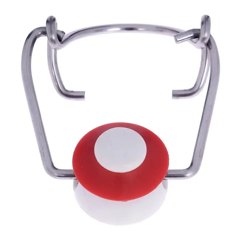 Set 100 capace pentru sticle cu inchidere cu clema metalica si dop ceramic cu garnitura din cauciucv