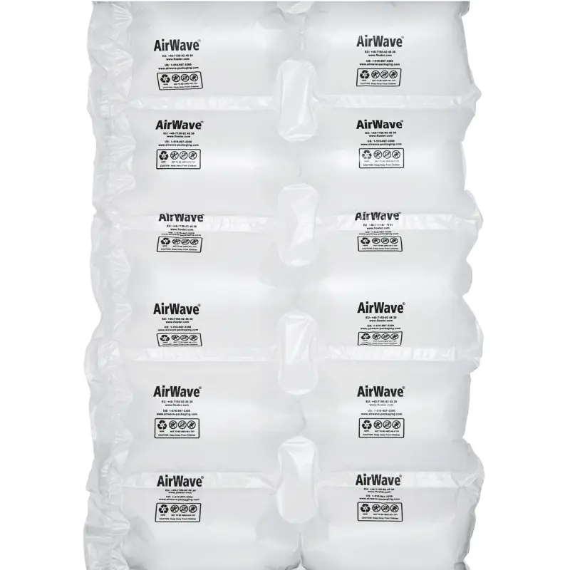 Rola folie pentru utilaje de productie perne cu bule de aer, lungime rola 450m, dimensiune covor 420 x 145 mm - 8.1v