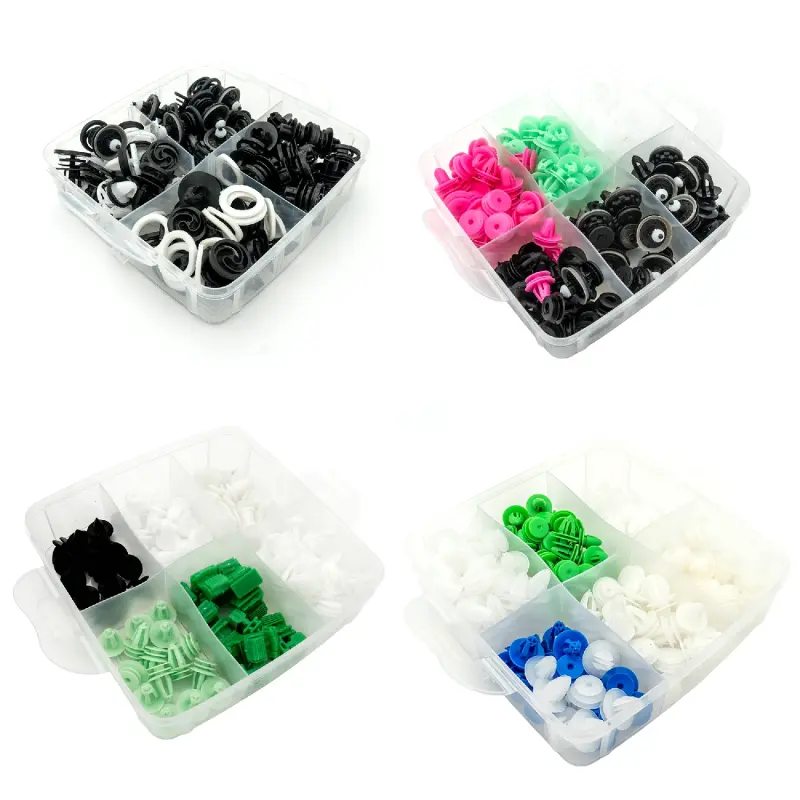 Set 470 buc cleme din plastic + 5 unelte carguardv