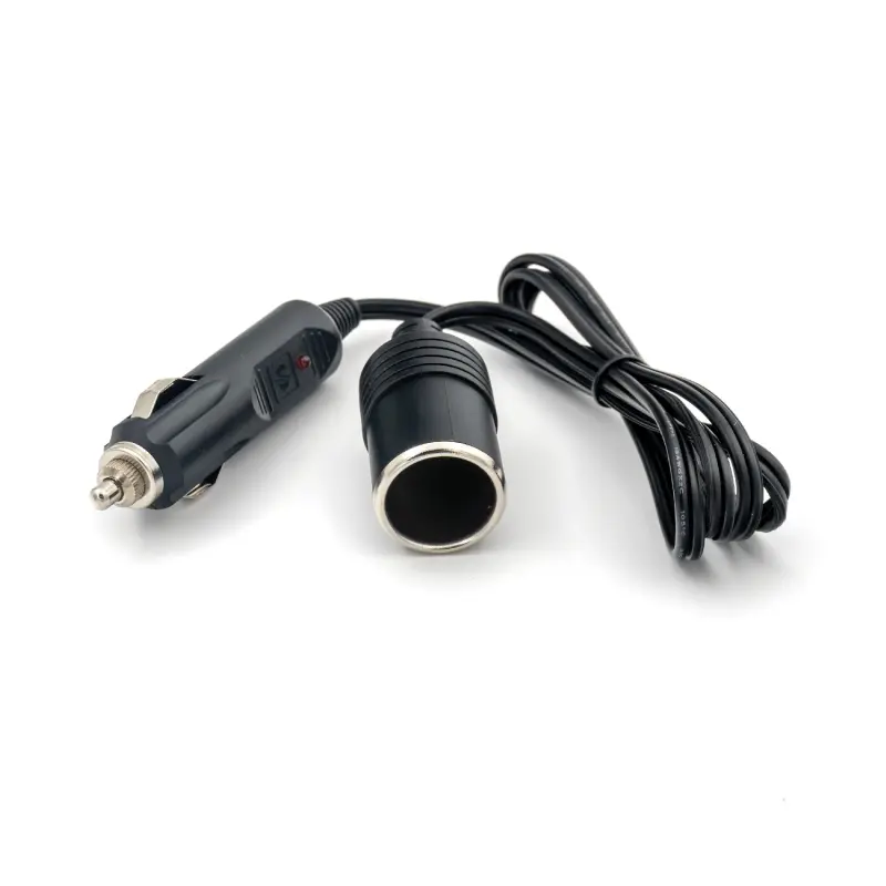 Cablu prelungitor bricheta auto carguard – 1 m – cu siguranta fuzibila 10a