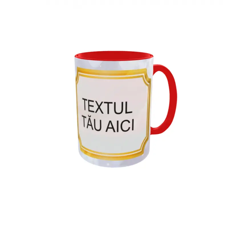 Trandafiri, model 1, cana din ceramica, 330ml, personalizata cu 2 poze si 1 textv