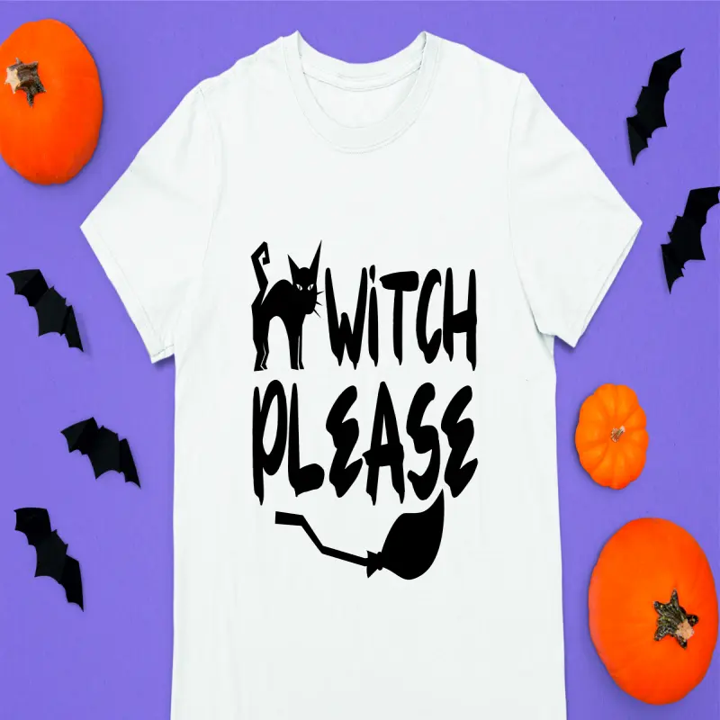 Witch please, tricou cu mesajv