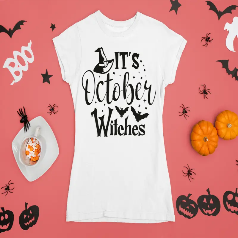 It`s october witches, tricou cu mesajv