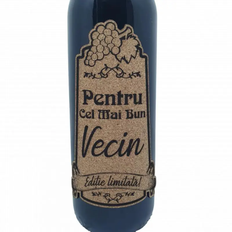 Pentru cel mai bun vecin, eticheta pluta cu mesaj