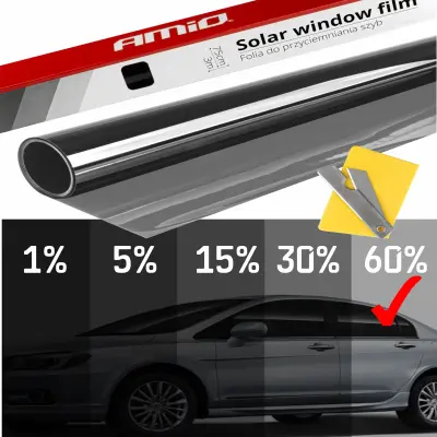 Folie fumurie pentru geamuri light black 0.75 x 3m (60%)