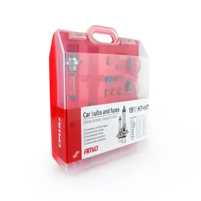 Set rezerva becuri si sigurante 19 buc 2xh7