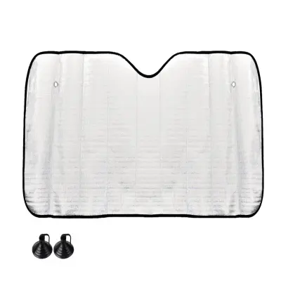 Parasolar parbriz argintiu din spuma epe 145x70 cm