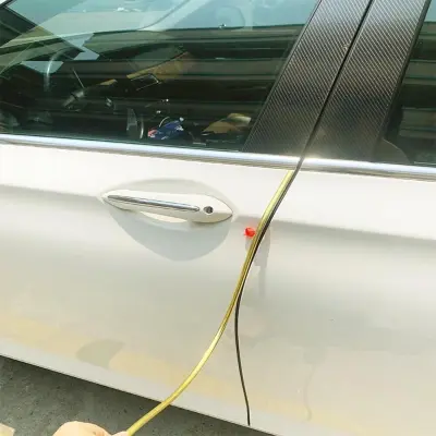 Rola ornament autoadeziv, 20mm x 15m, culoare crom gold