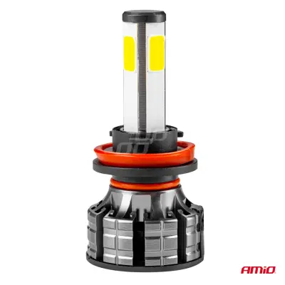 Instalatie led cob 2side amio, compatibil h9, h9, h11, destinat competitiilor auto sau off-road