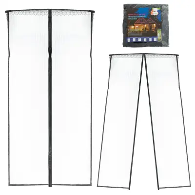 Plasa de tantari magnetica pentru usa, dimensiune 160 x 230 cm