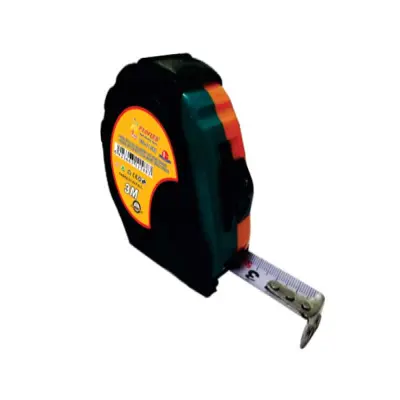 Ruleta cu protectie din cauciuc, lungime 5m, cu buton blocaj si magnet