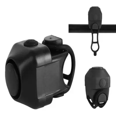 Sonerie electrica pentru biciclete, trotinete, scutere, culoare neagra