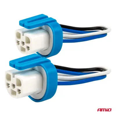 Set 2 mufe ceramice drepte, soclu hb1, hb5, rezistente termic