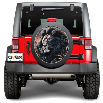 Sticker auto "roata de rezerva" rezistenta la intemperii si raze uv, diametru 55 cm, cod: avx-rr04