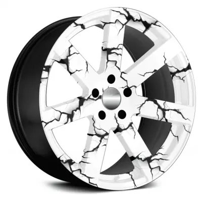 Set 4 folii imprimate outdoor cu ecosolvent, autoadezive, pentru decorarea jantelor auto, dimetru 60 cm, model fjt-11