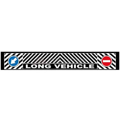 Aparatoare de noroi pentru camioane, inscriptionata, din cauciuc, dimensiune 240 x 35 cm