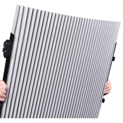Parasolar auto retractabil de tip "acordeon", dimensiune 46 x 150 cm