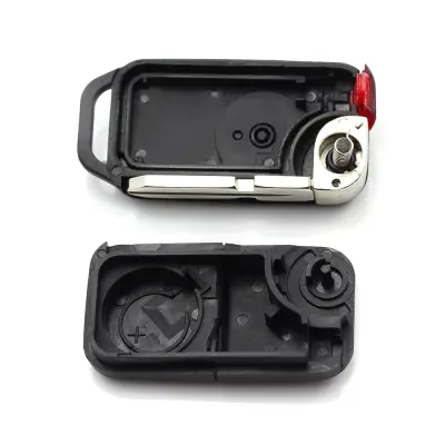 Mercedes benz - carcasa tip cheie briceag cu 1 buton, lama 2 "piste"