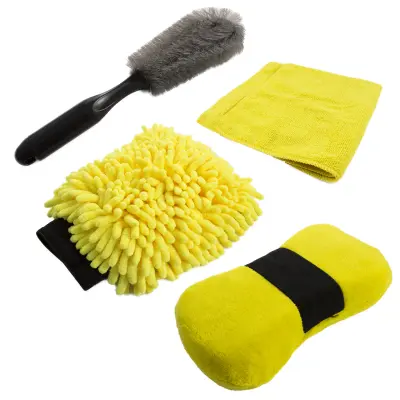 Set burete cu microfibre si perie - carguard