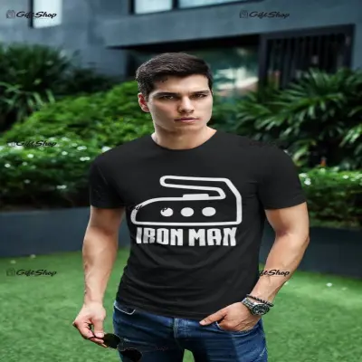 Iron man, tricou cu mesaj