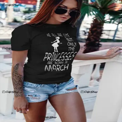 We all are cute but..., se alege luna pentru grafica, tricou cu mesaj f