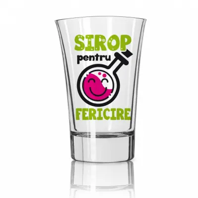 Sirop pentru fericire, set 2 shot-uri cu mesaje