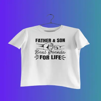 Father and son, tricou cu mesaj, tgs0277 b