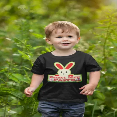 Primul meu paste, se poate schimba numele, tricou cu mesaj
