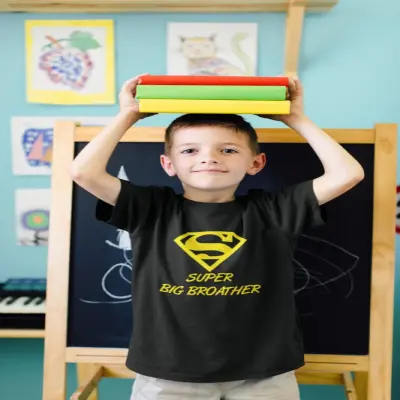 Super big brother, tricou cu mesaj b