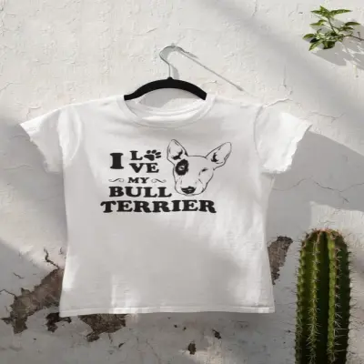 I love my dackshund, tricou alb cu mesaj