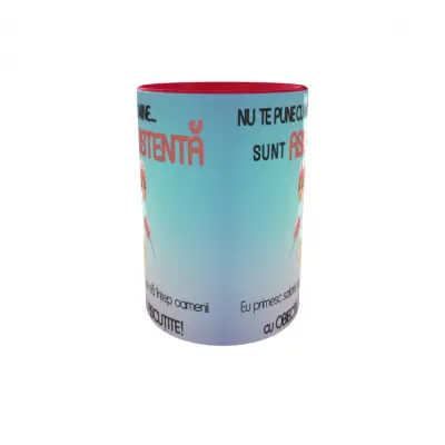 Asistenta, cana din ceramica, 330ml, model 1