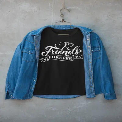 Friends forever , tricou cu mesaj