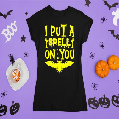 I put a spell on you, tricou cu mesaj