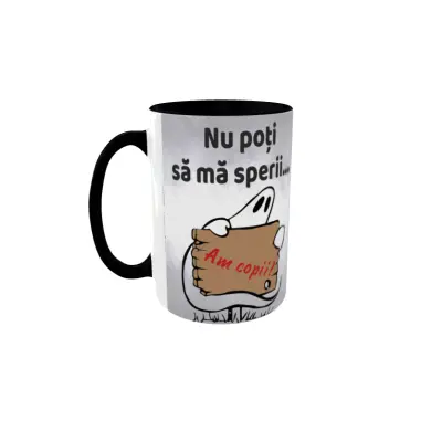 Nu poti sa ma sperii..., cana din ceramica, 330ml
