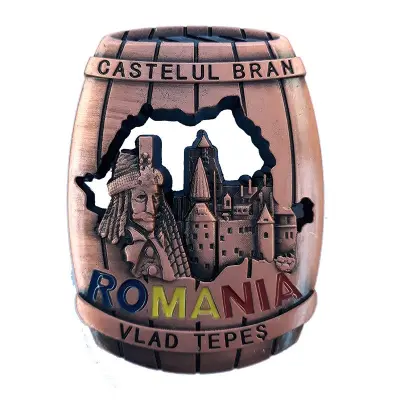 Magnet forma butoi, castelul bran