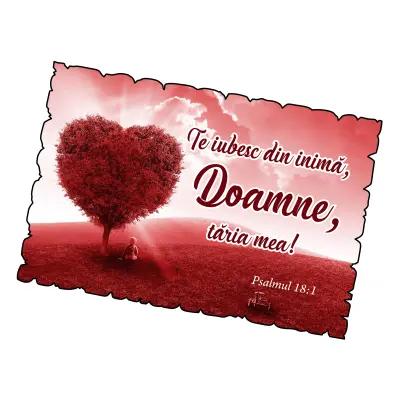 Te iubesc din inima doamne, magnet frigider mgs039