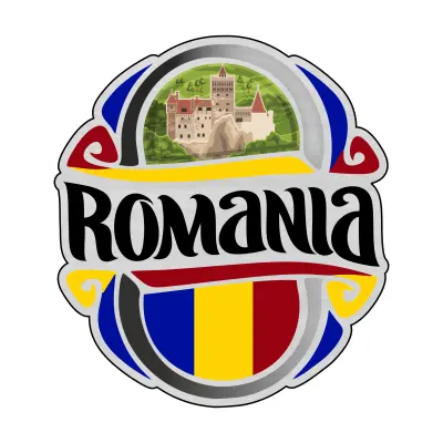 Castelul bran romania, magnet frigider mgs123