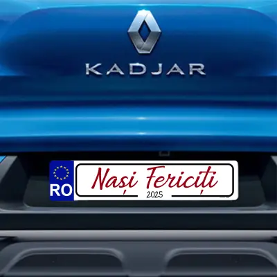 Nasi fericiti, indicator masina, 500x100 mm, model 1