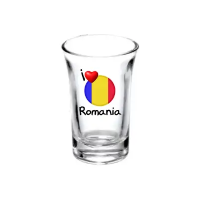I love romania, set 6 pahare shout, model 28bs