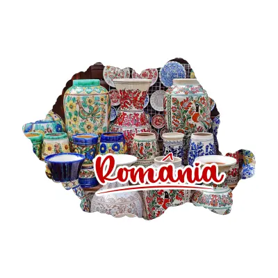Mgs025-magnet frigider-harta romania