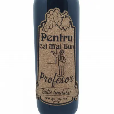 Pentru cel mai bun profesor, eticheta pluta cu mesaj