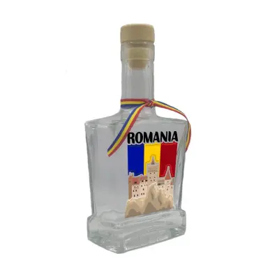 Castelul bran romania, sticla cu mesaj plata, 500 ml, model divgs179 14