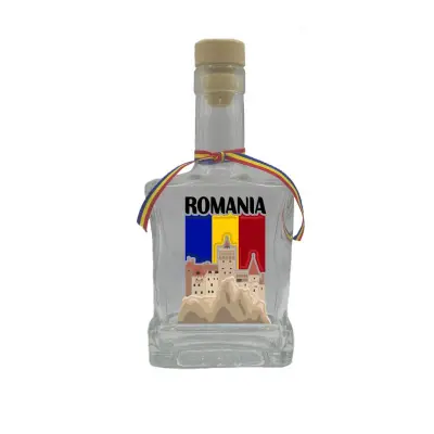 Castelul bran romania, sticla cu mesaj plata, 500 ml, model divgs179 14